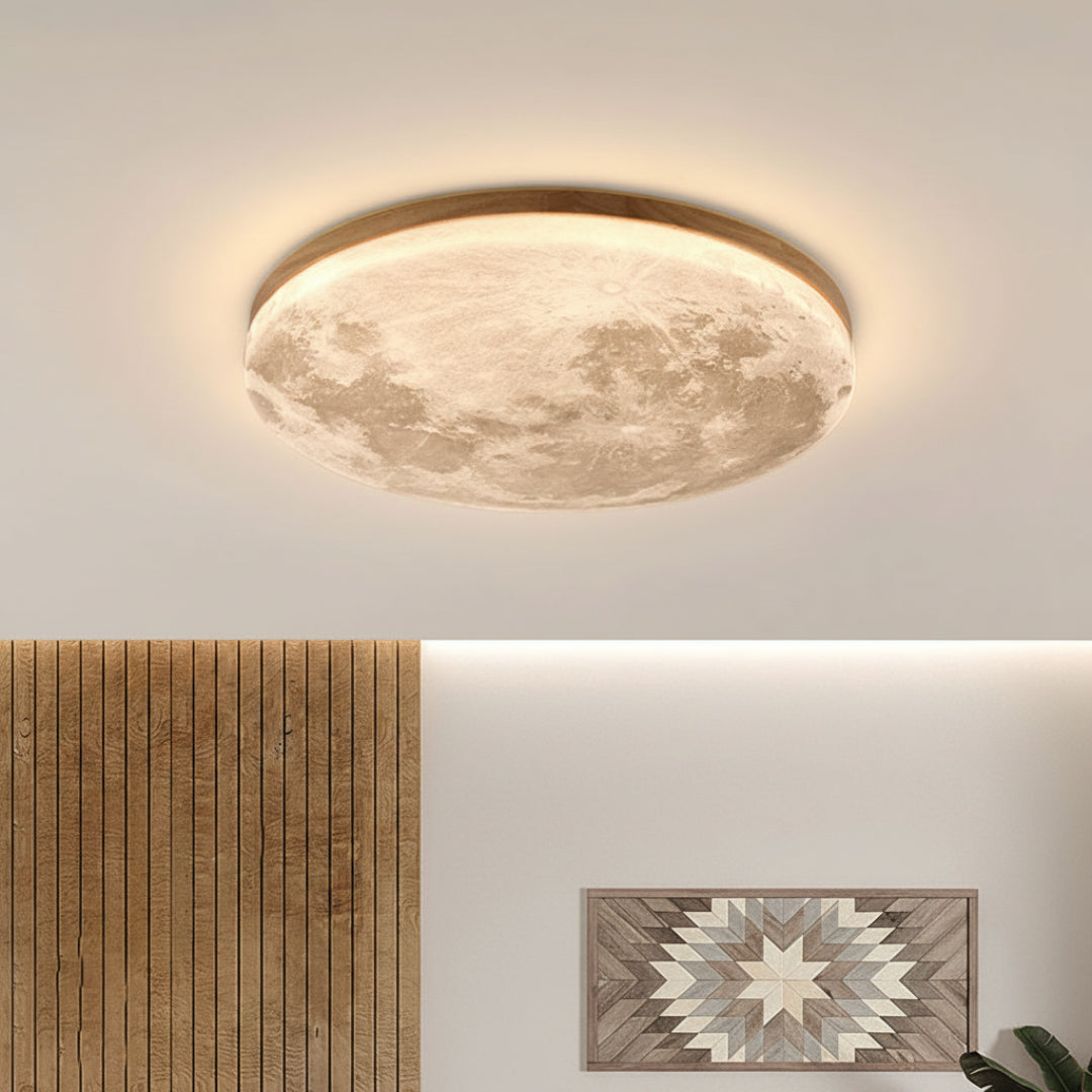 Moon LED Flush Mount Ceiling Light – Dimmable