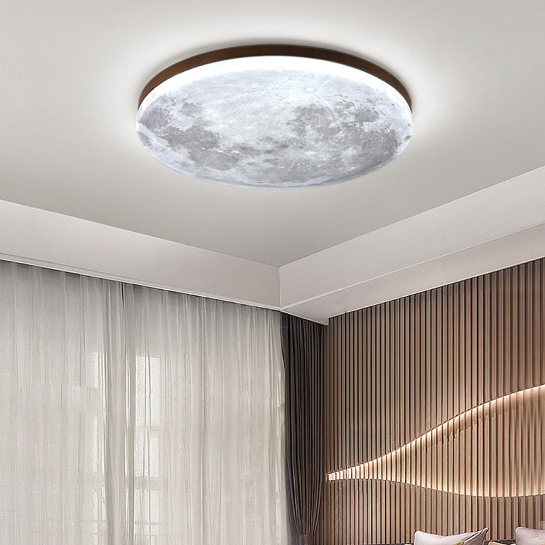 Moon LED Flush Mount Ceiling Light – Dimmable