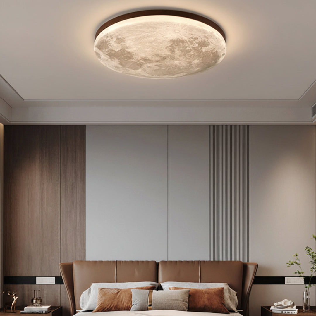 Moon LED Flush Mount Ceiling Light – Dimmable