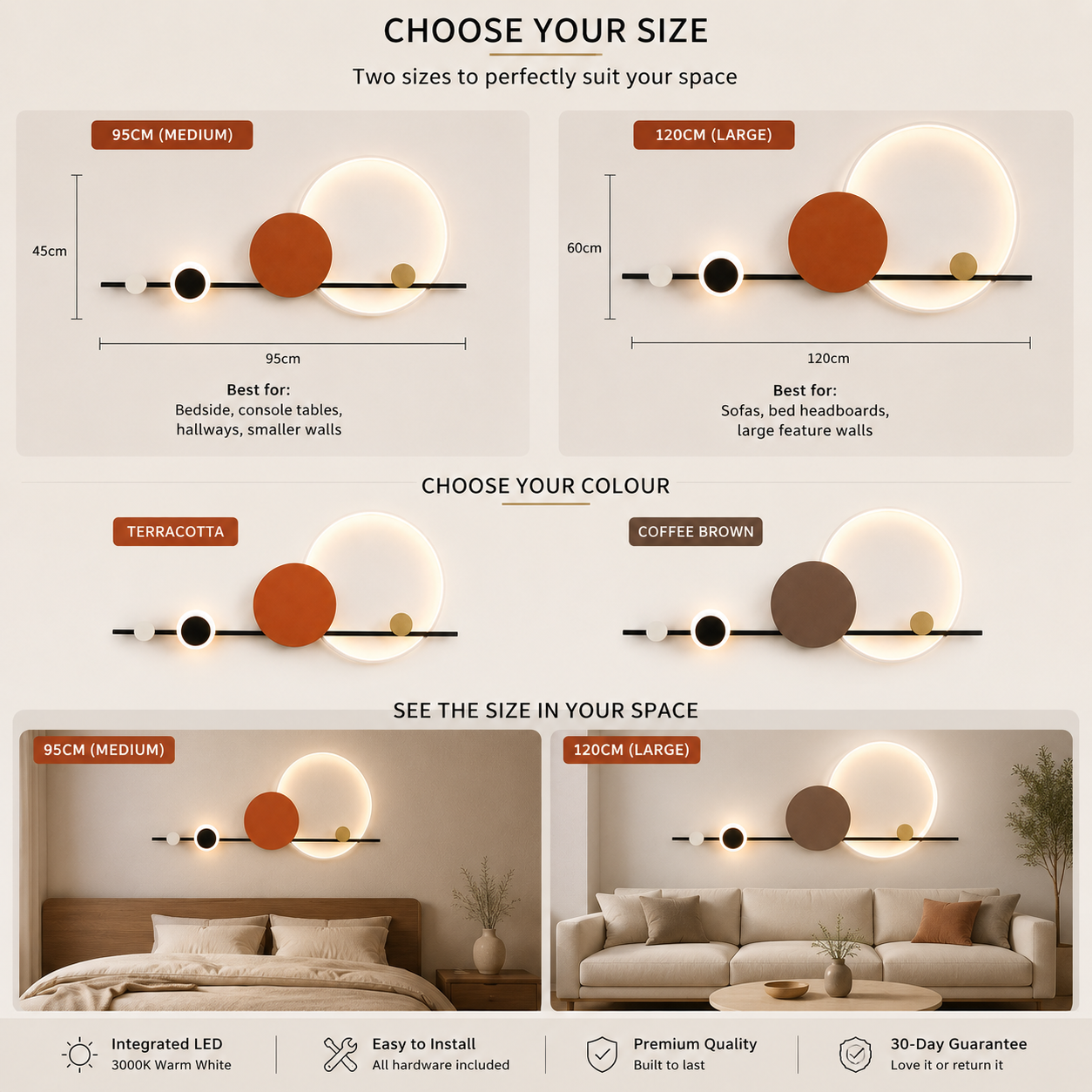 Nordic LED Wall Lamp – Art Deco Accent Light