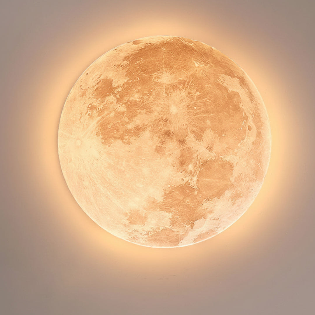 Moon LED Flush Mount Ceiling Light – Dimmable