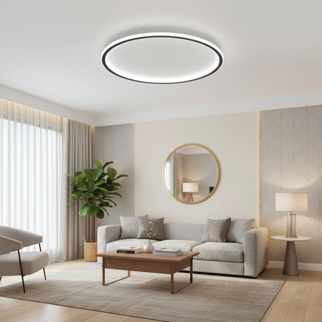 Modern Nordic LED Ceiling Light Minimalist Flush Mount Fixture