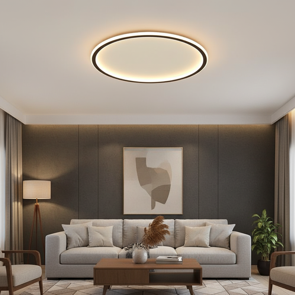 Modern Nordic LED Ceiling Light Minimalist Flush Mount Fixture