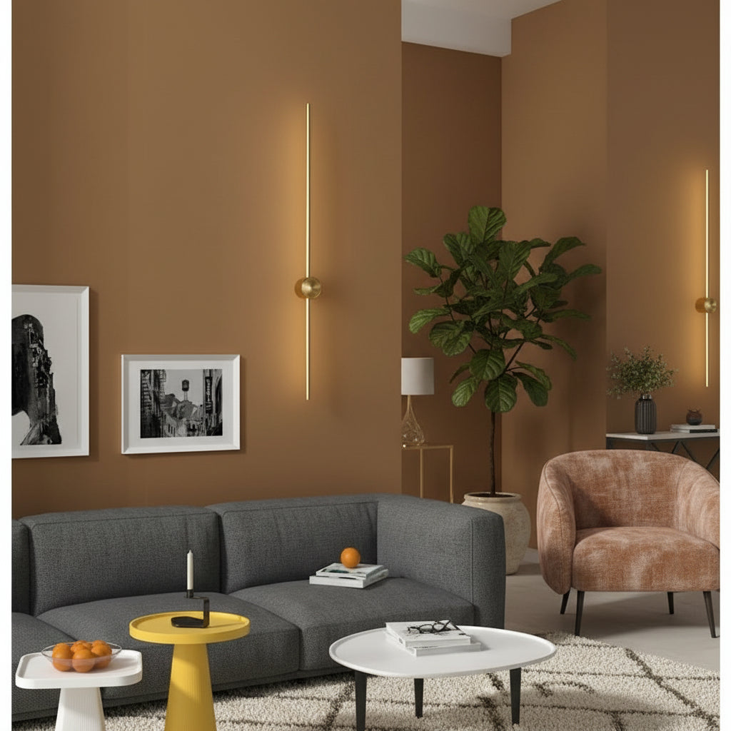 Minimal Linear LED Wall Light – Modern Wall Sconce Lighting