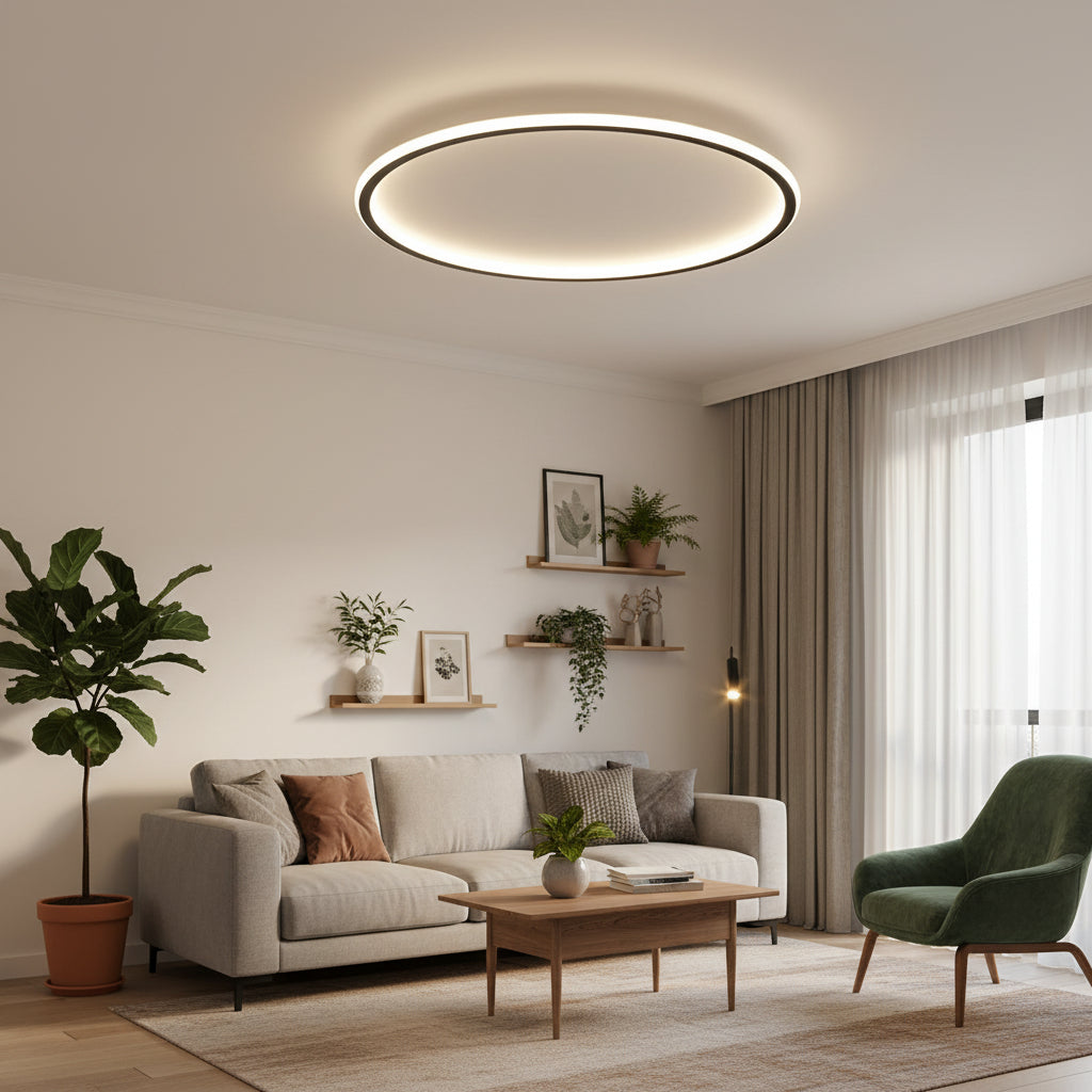 Modern Nordic LED Ceiling Light Minimalist Flush Mount Fixture