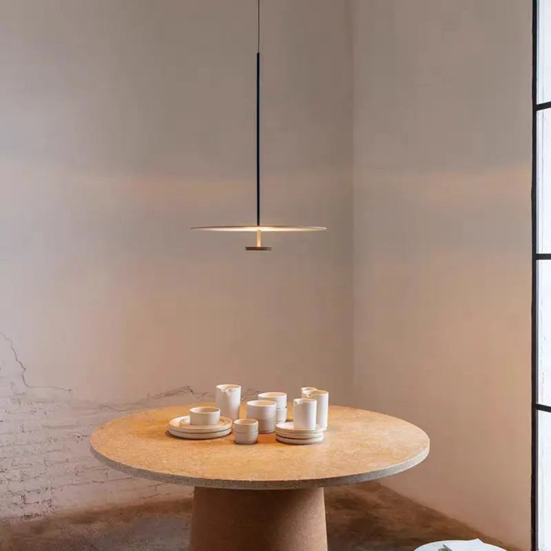 Minimal Disc Pendant Light – Modern LED Hanging Lamp