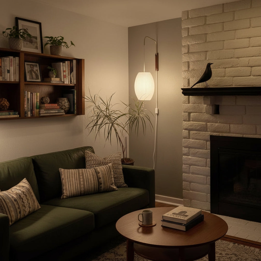 Italian Design Wall Lamp – Modern Silk Sconce