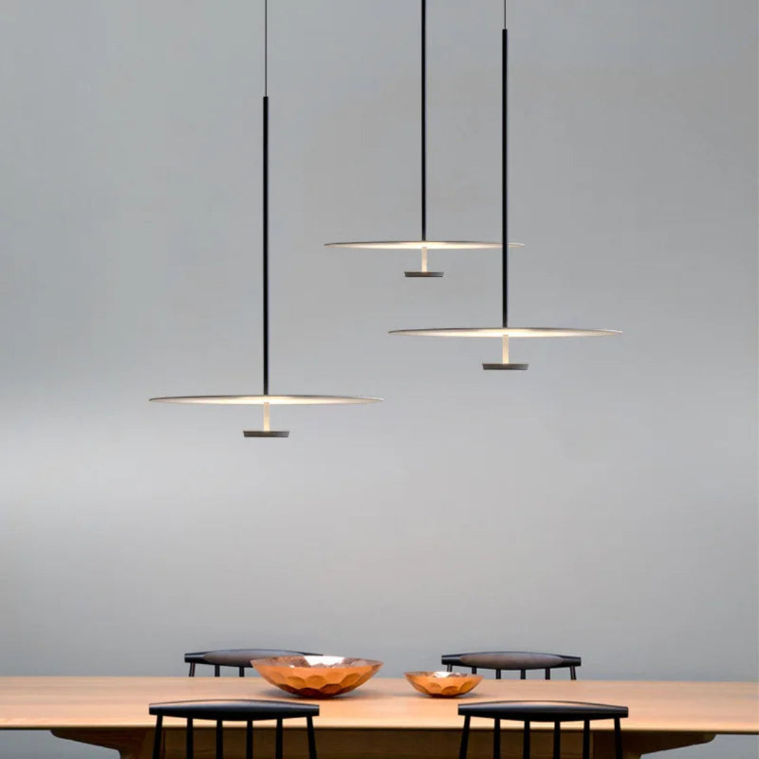Minimal Disc Pendant Light – Modern LED Hanging Lamp