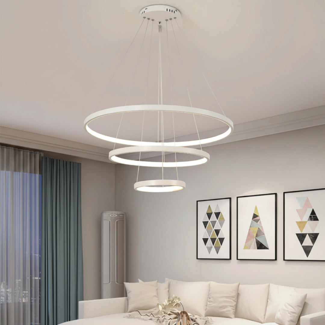 LED Ceiling Chandelier – Modern Wrought Iron Light