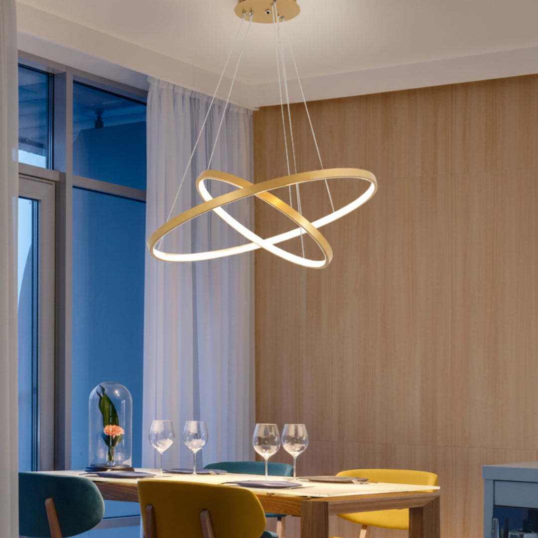 LED Ceiling Chandelier – Modern Wrought Iron Light