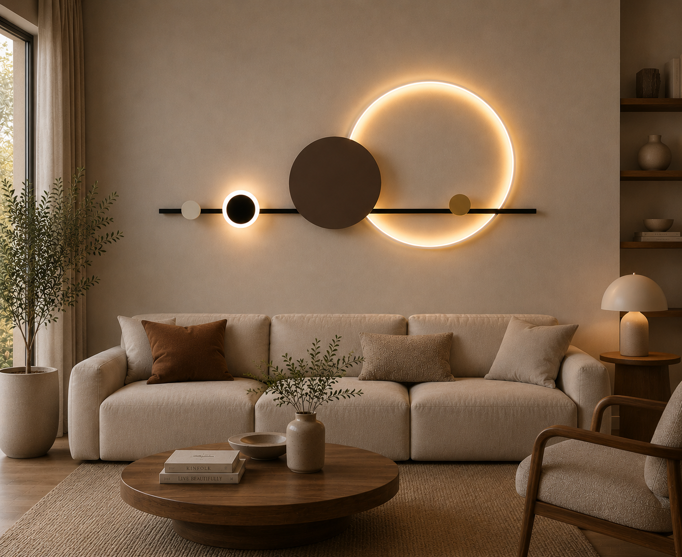 Nordic LED Wall Lamp – Art Deco Accent Light