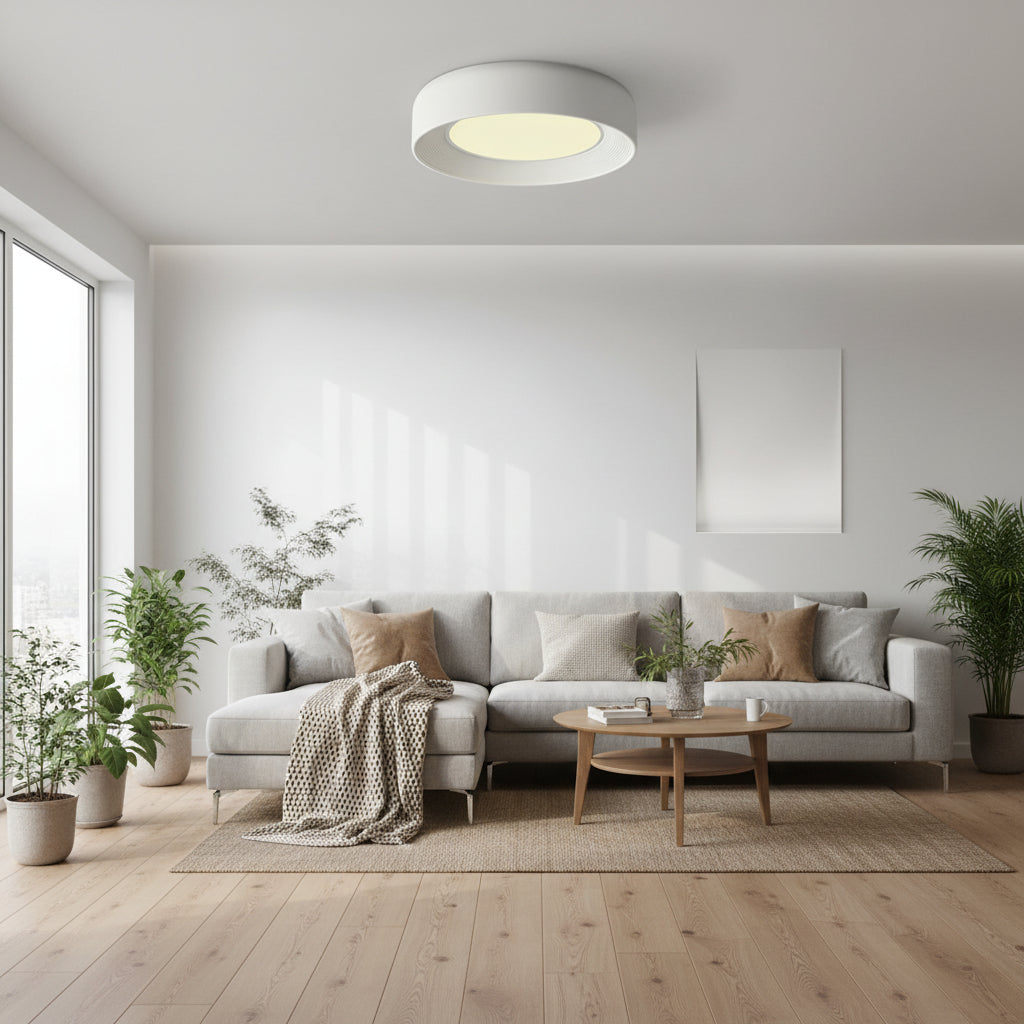 Black Flush Mount Ceiling Light – Modern Design