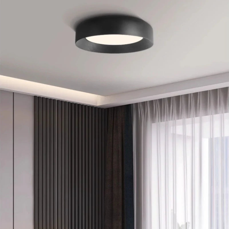 Black Flush Mount Ceiling Light – Modern Design