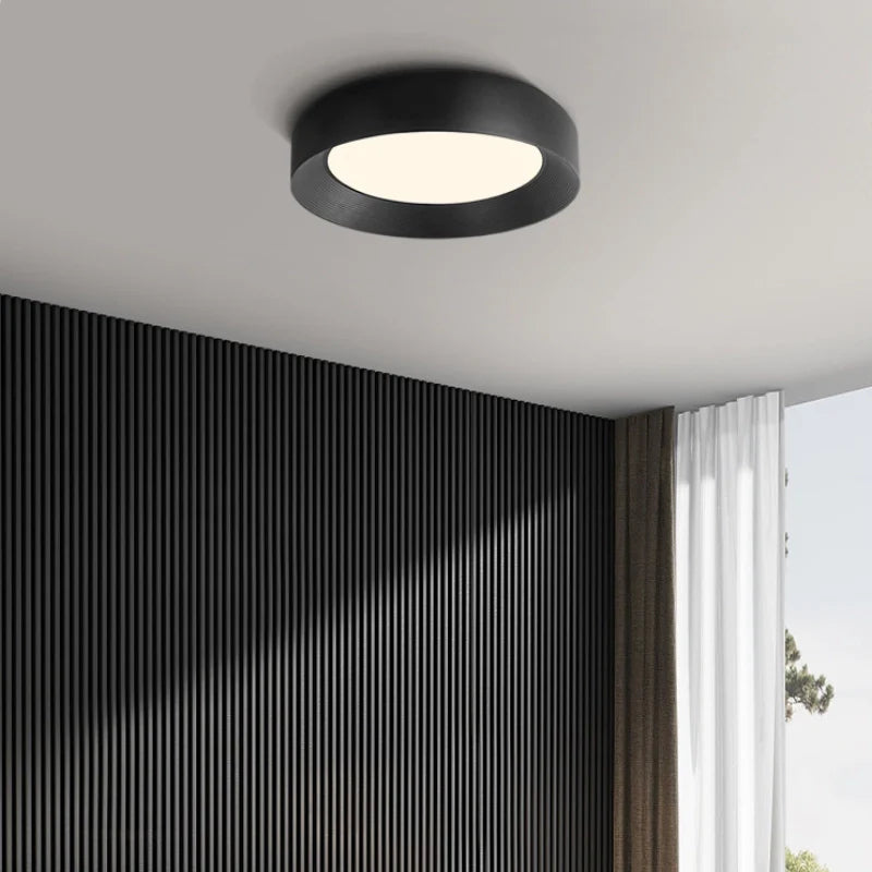Black Flush Mount Ceiling Light – Modern Design