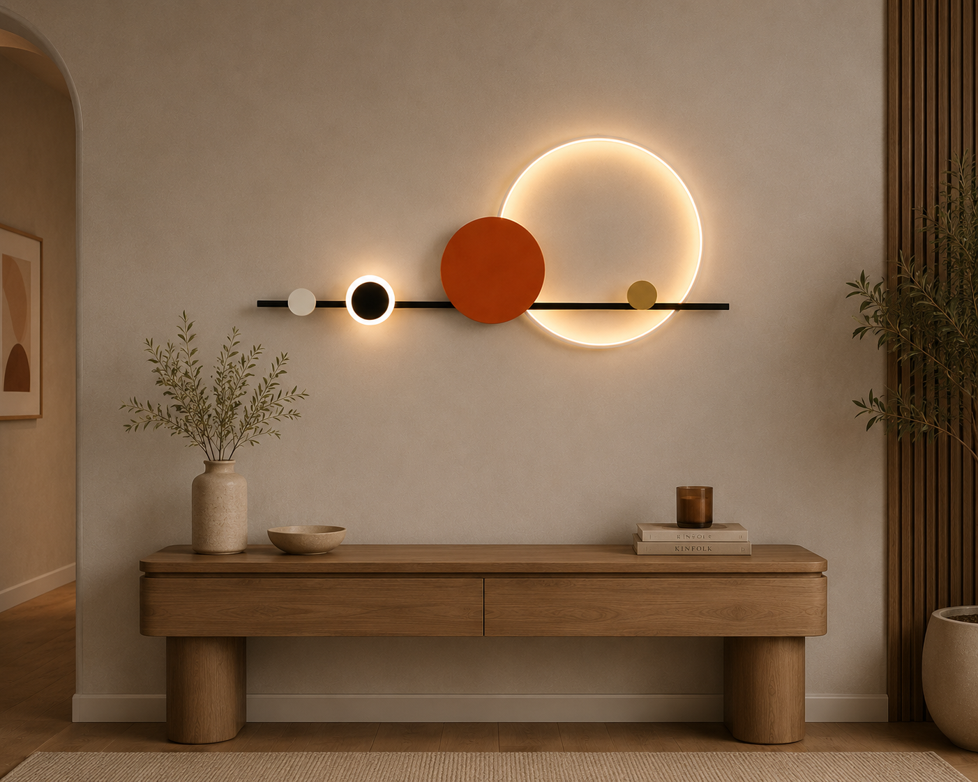 Nordic LED Wall Lamp – Art Deco Accent Light