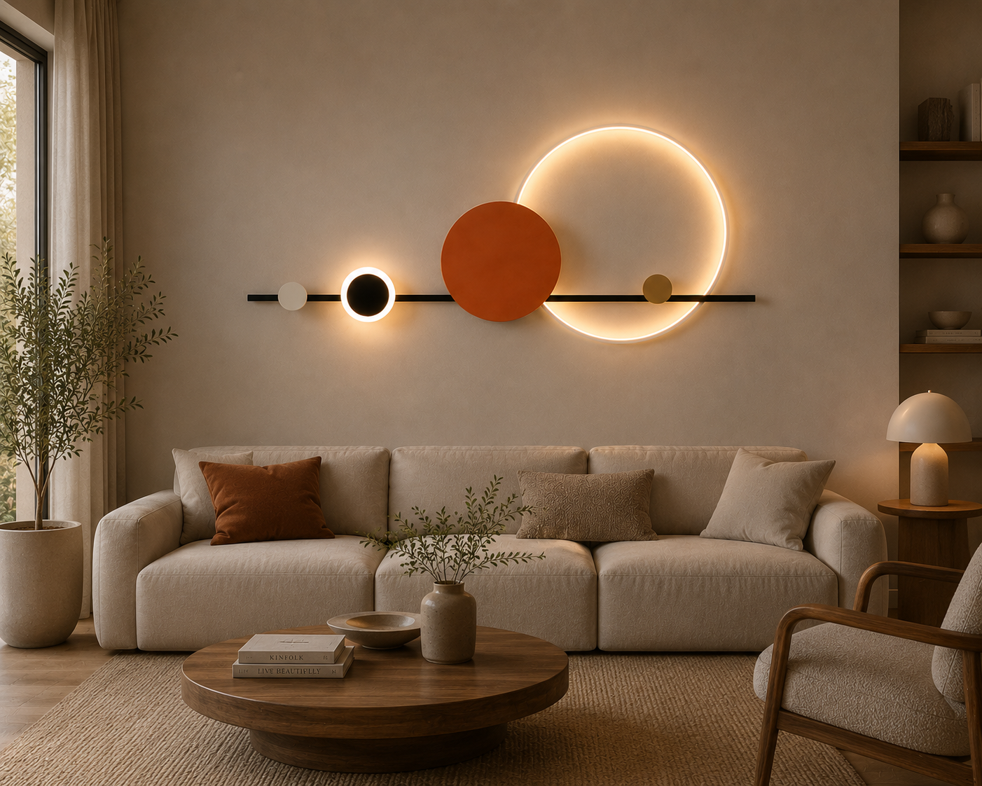 Nordic LED Wall Lamp – Art Deco Accent Light