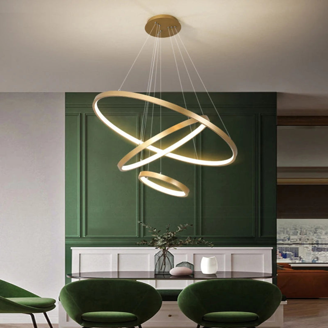 LED Ceiling Chandelier – Modern Wrought Iron Light