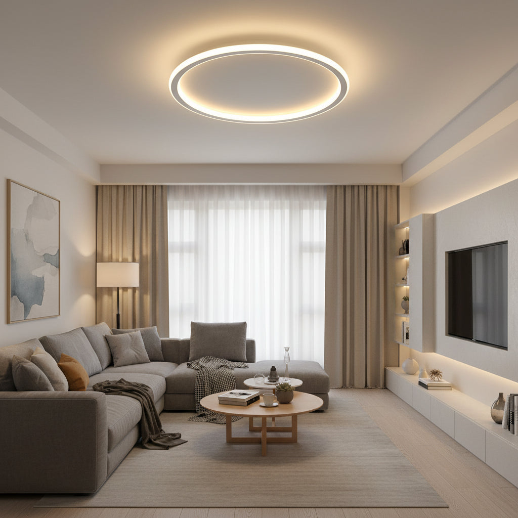 Modern Nordic LED Ceiling Light Minimalist Flush Mount Fixture