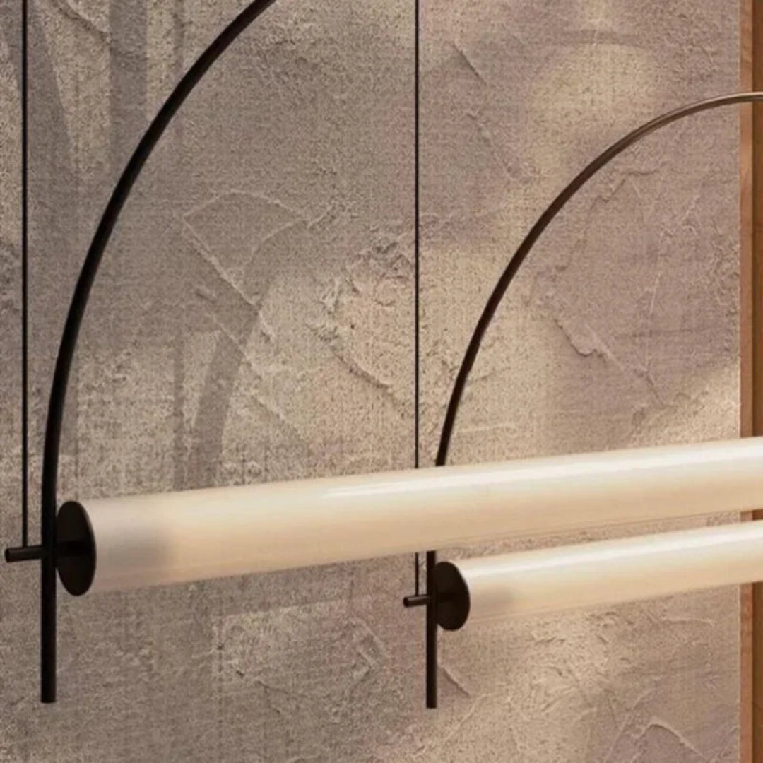 Linear LED Chandelier – Minimalist Pendant Light