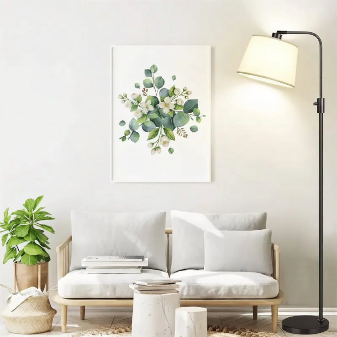 Modern Iron Fishing Floor Lamp – Minimalist Adjustable Arc Light for Living Room & Bedroom