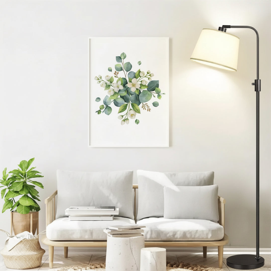 Modern Iron Fishing Floor Lamp – Minimalist Adjustable Arc Light for Living Room & Bedroom