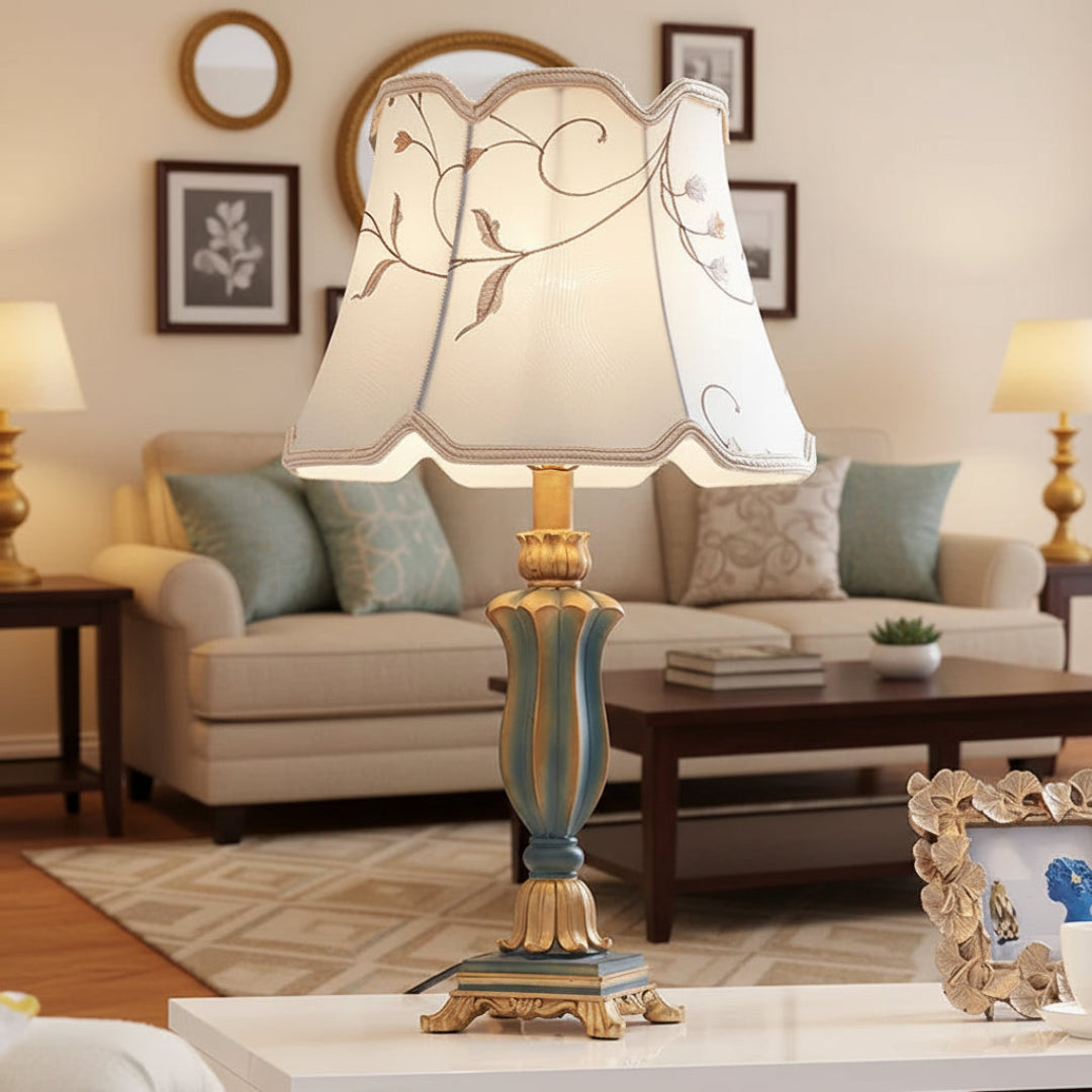 Nordic Fabric Bedside Table Lamp – Modern Hotel Style Desk Light