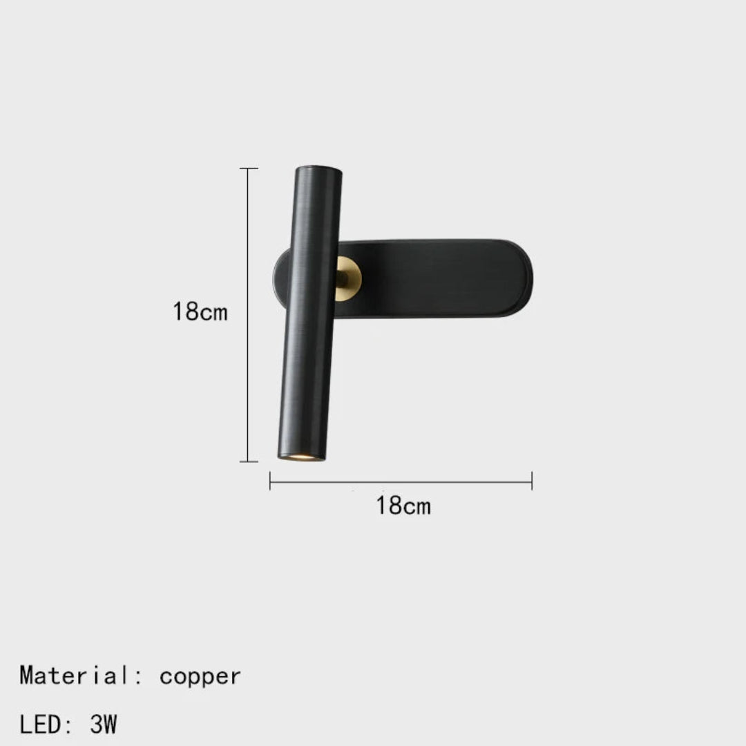 Copper Wall Light – Nordic LED Sconce