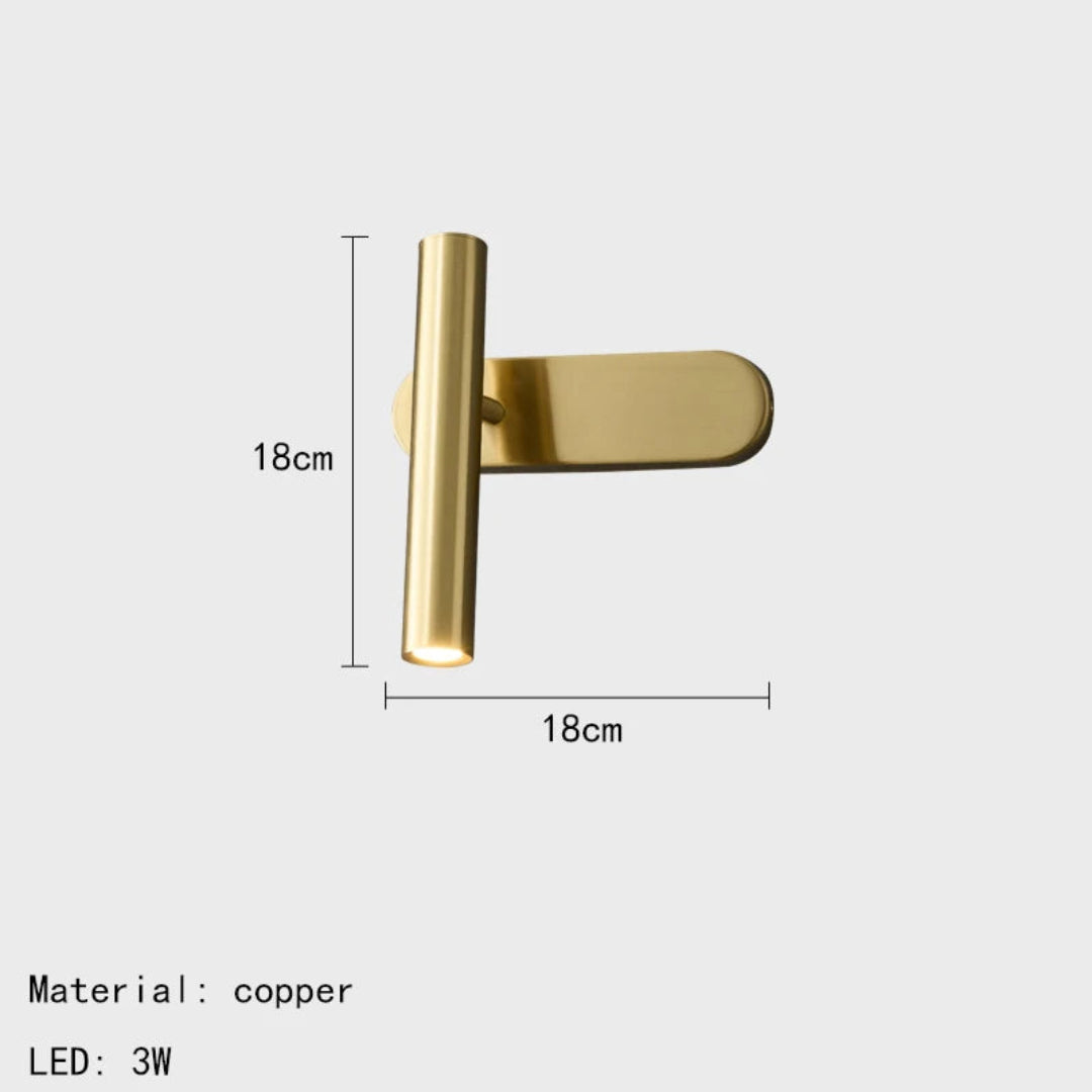 Copper Wall Light – Nordic LED Sconce