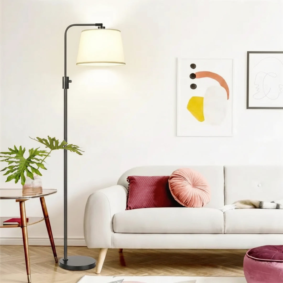 Modern Iron Fishing Floor Lamp – Minimalist Adjustable Arc Light for Living Room & Bedroom