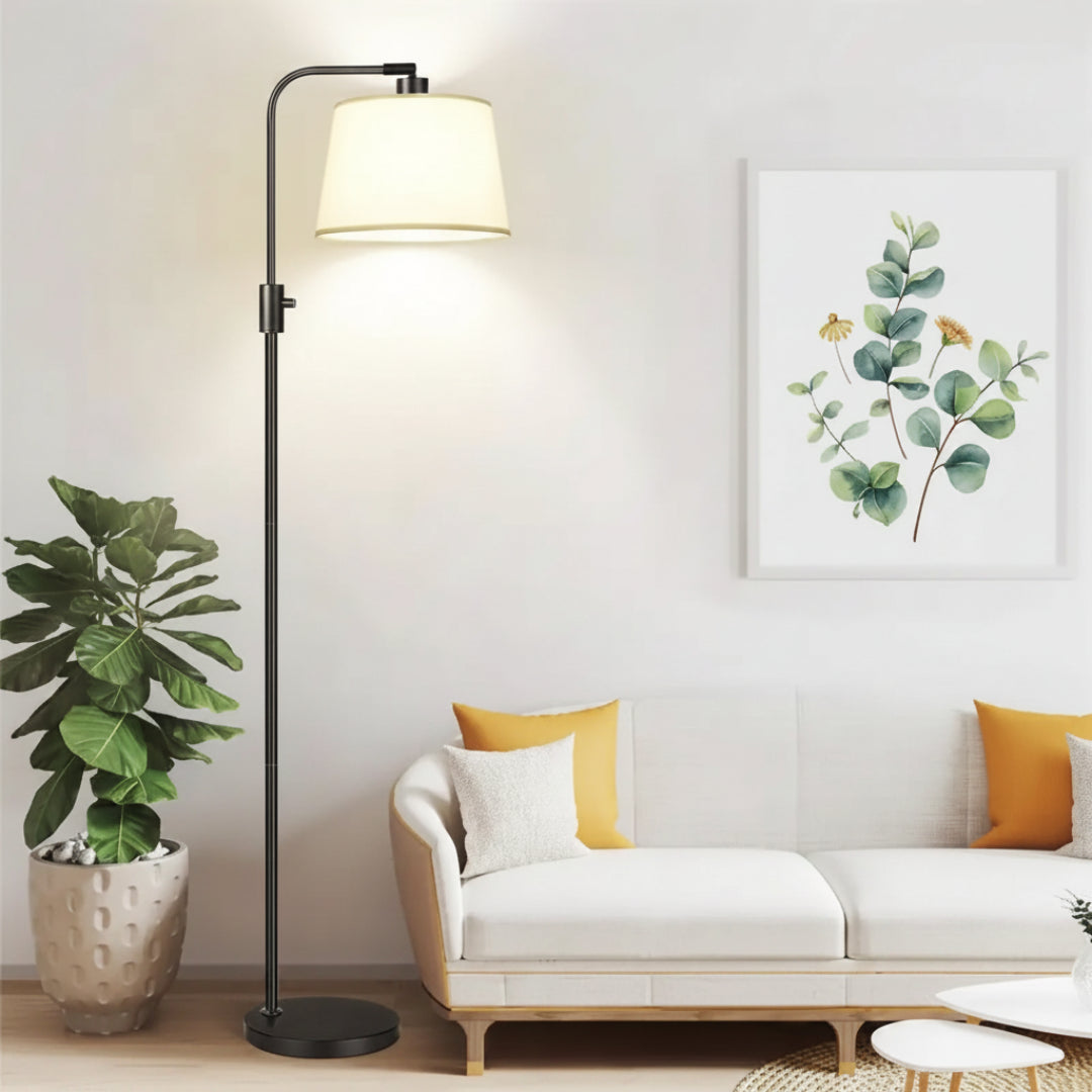 Modern Iron Fishing Floor Lamp – Minimalist Adjustable Arc Light for Living Room & Bedroom