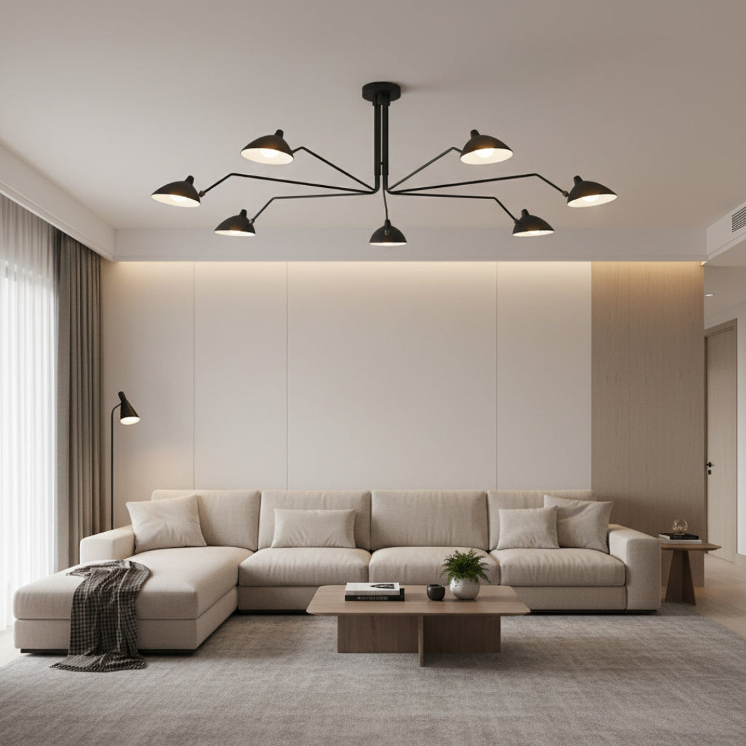 Spider Ceiling Lamp – Nordic Multi-Head Light