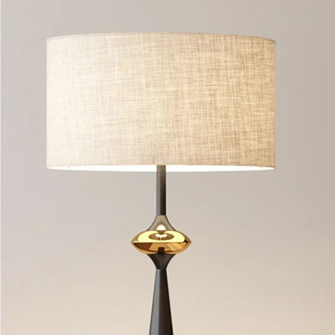 Wabi-Sabi Floor Lamp – Fabric Shade Minimal Design