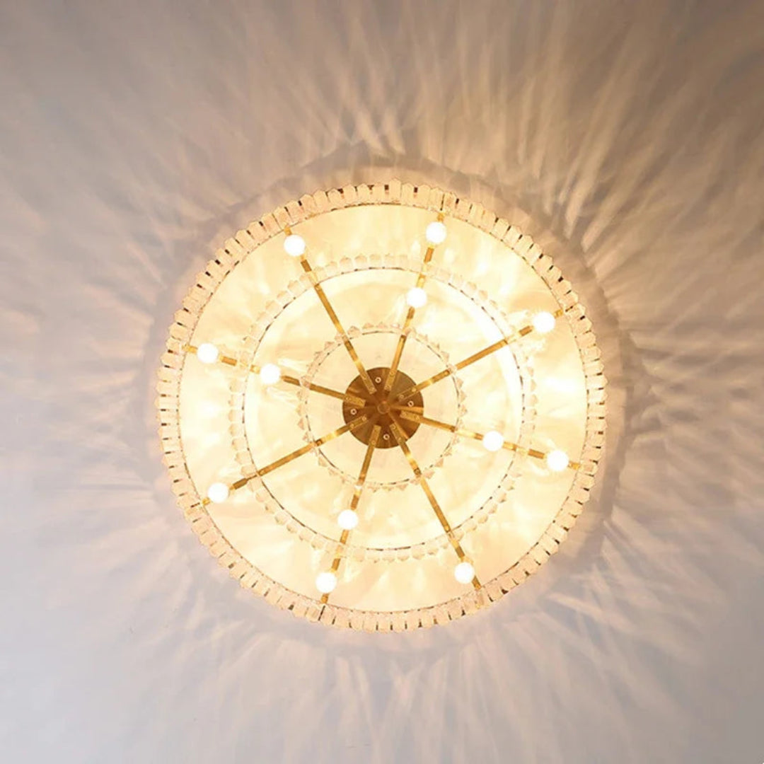 Nordic Crystal LED Chandelier – Modern Ceiling Light
