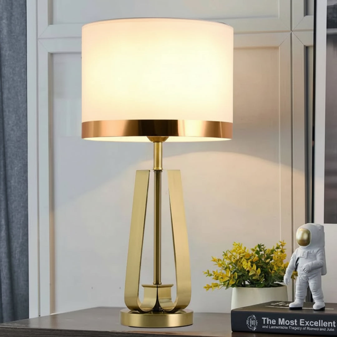 Nordic Black & White Table Lamp – Modern Minimalist Desk & Bedroom Lighting