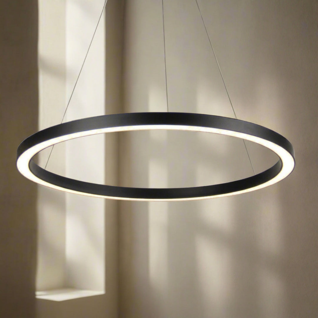 Circular LED Pendant Light – Minimal Ring Design