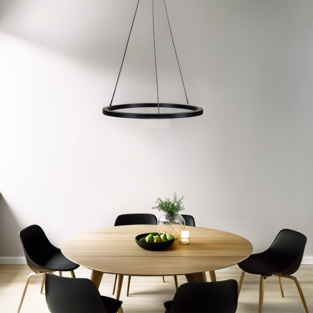 Circular LED Pendant Light – Minimal Ring Design