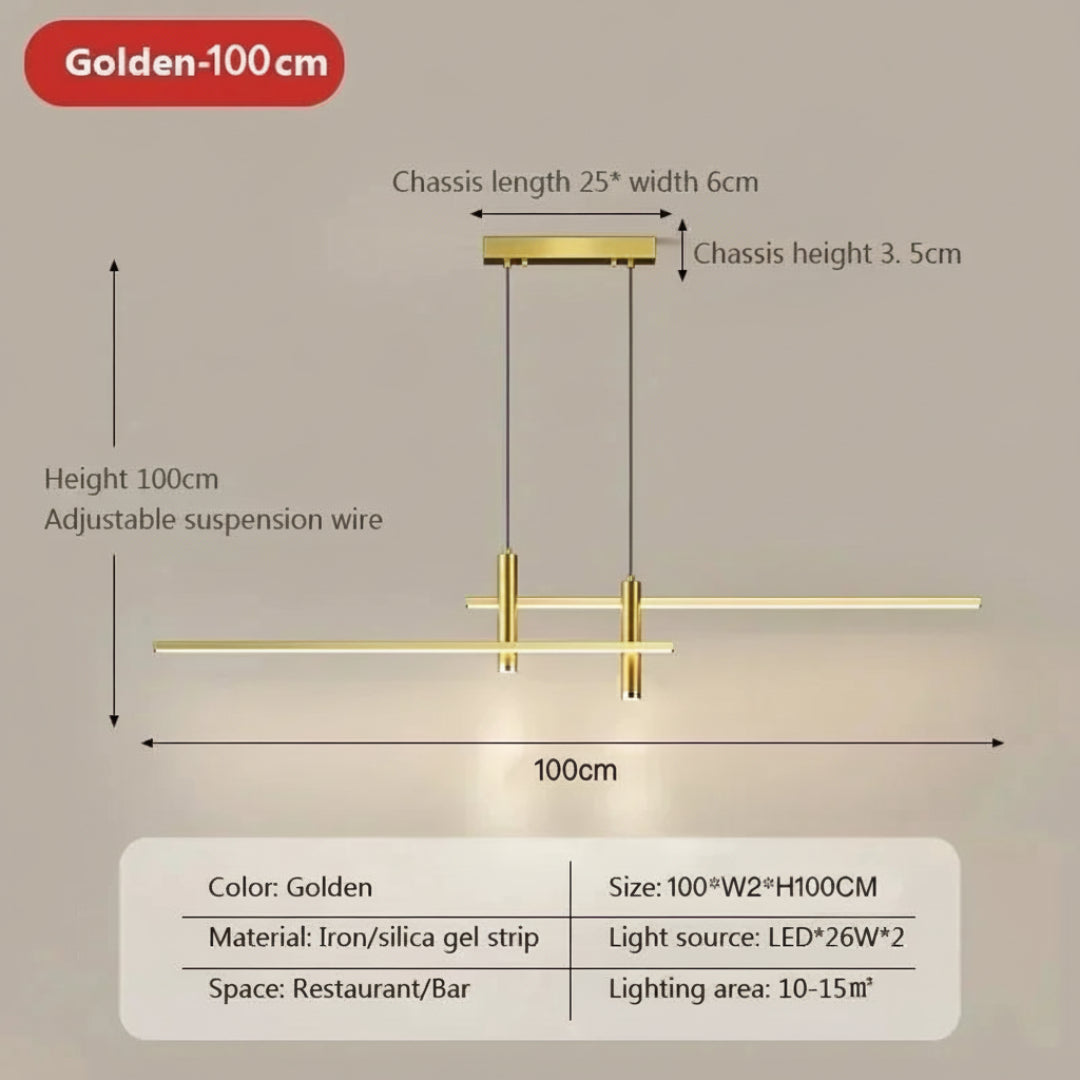 LED Pendant Light – Dimmable Smart Hanging Chandelier