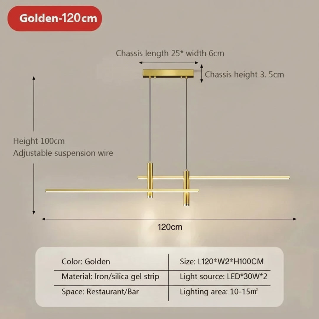 LED Pendant Light – Dimmable Smart Hanging Chandelier