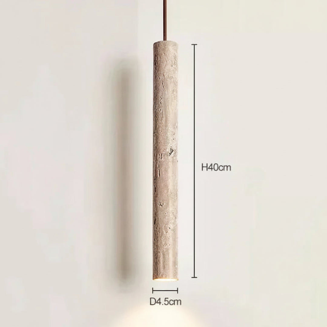 Stone LED Pendant Light – Slim Linear Design