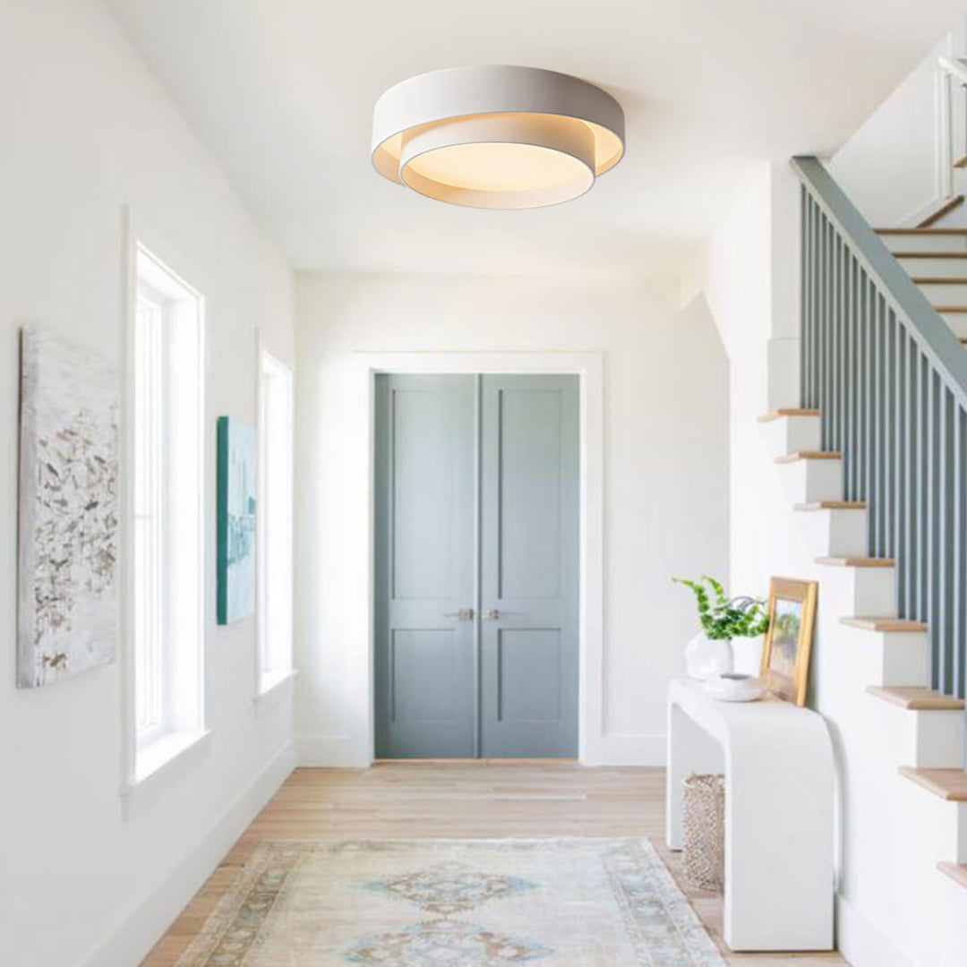 Concentric Ring LED Ceiling Light – Modern Style