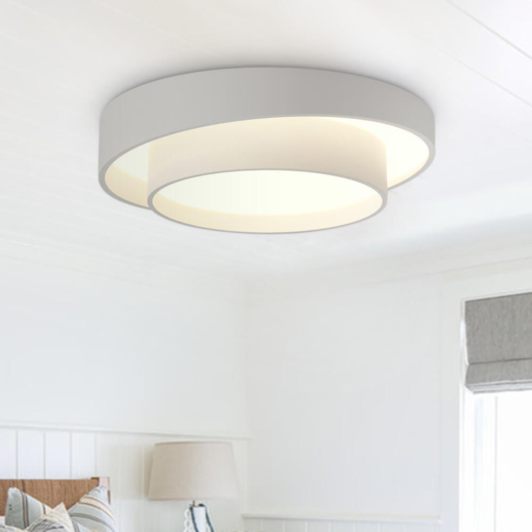 Concentric Ring LED Ceiling Light – Modern Style