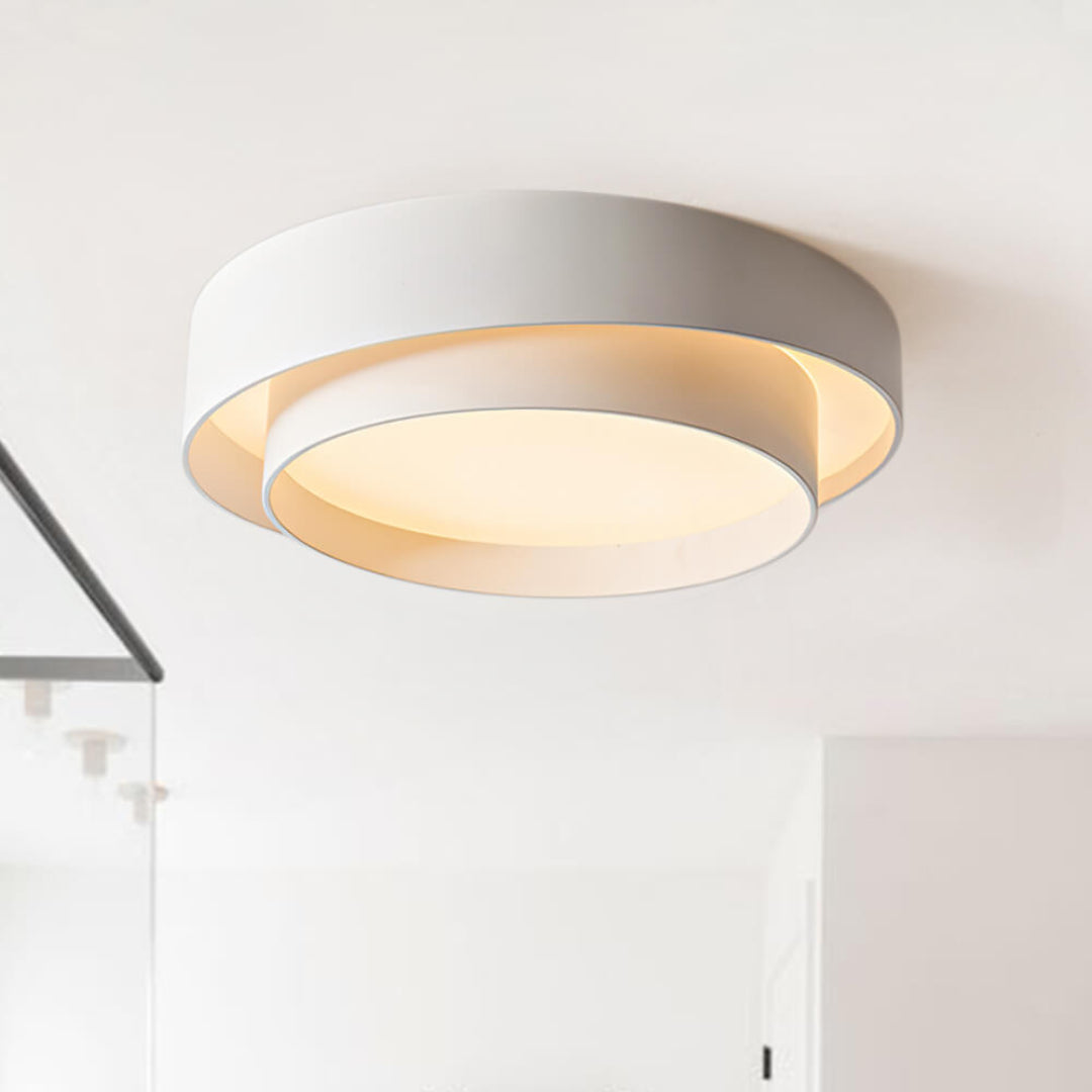 Concentric Ring LED Ceiling Light – Modern Style