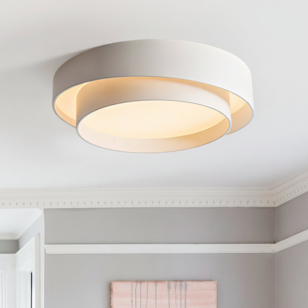Concentric Ring LED Ceiling Light – Modern Style
