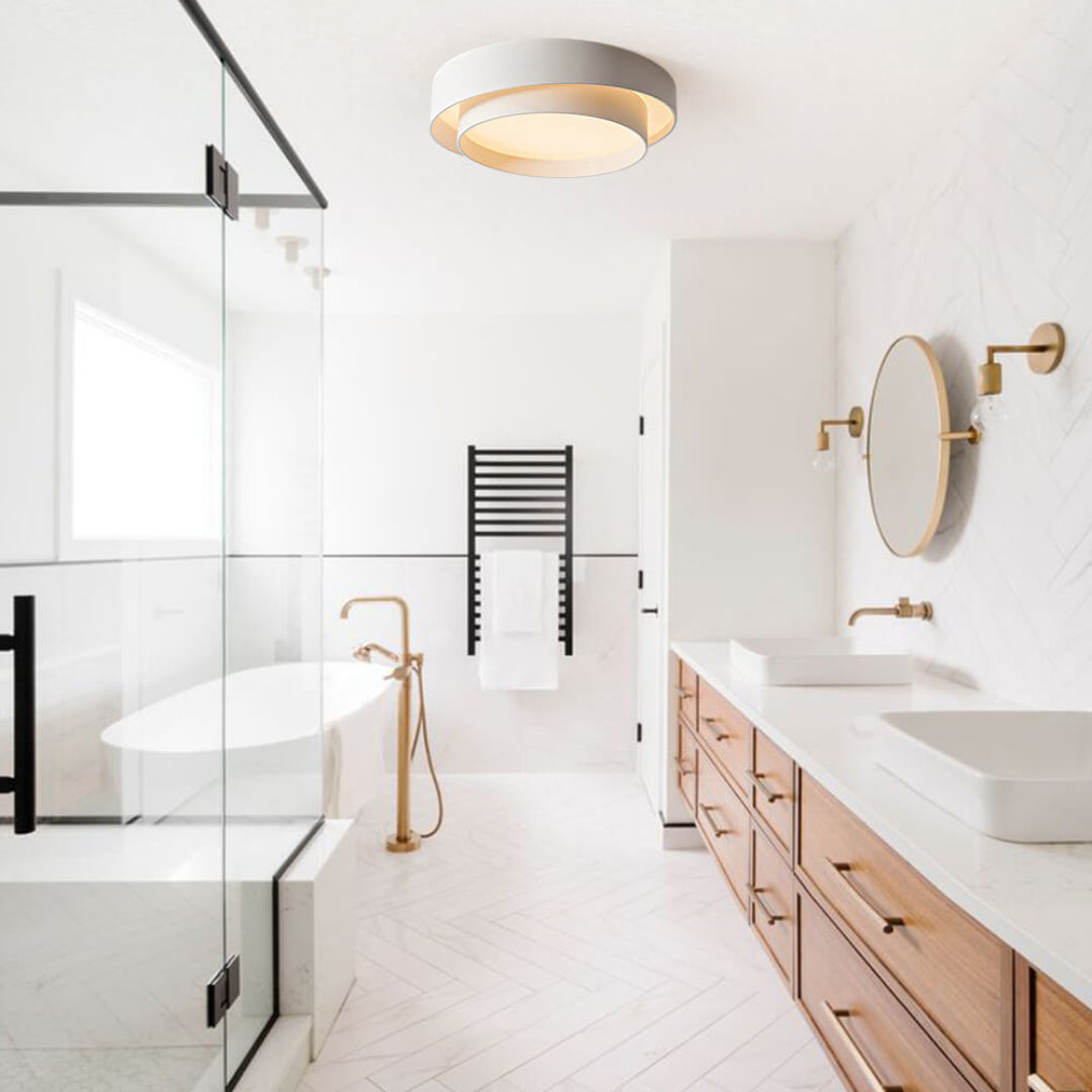 Concentric Ring LED Ceiling Light – Modern Style