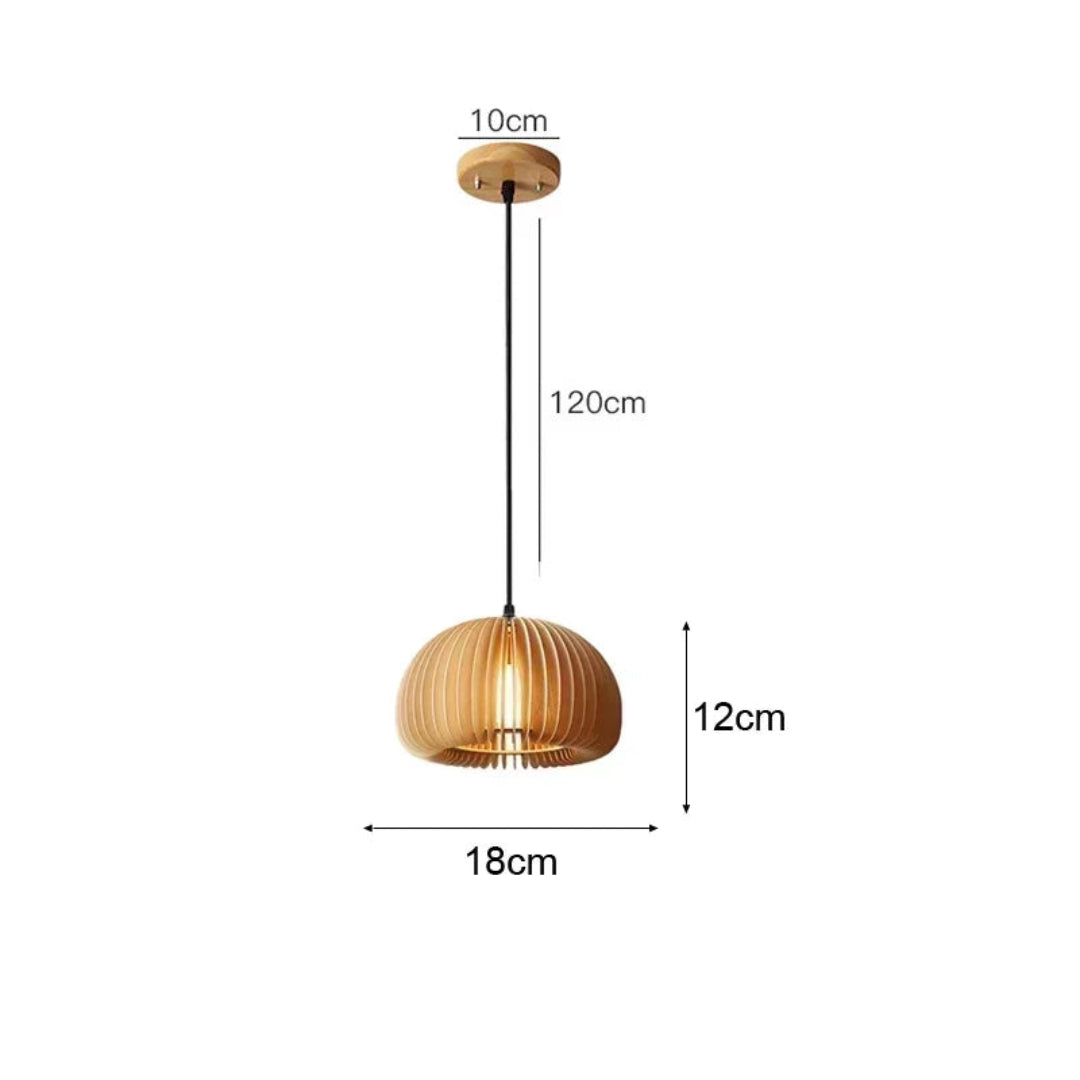 Woven Bamboo Pendant Light – Natural Rattan Shade