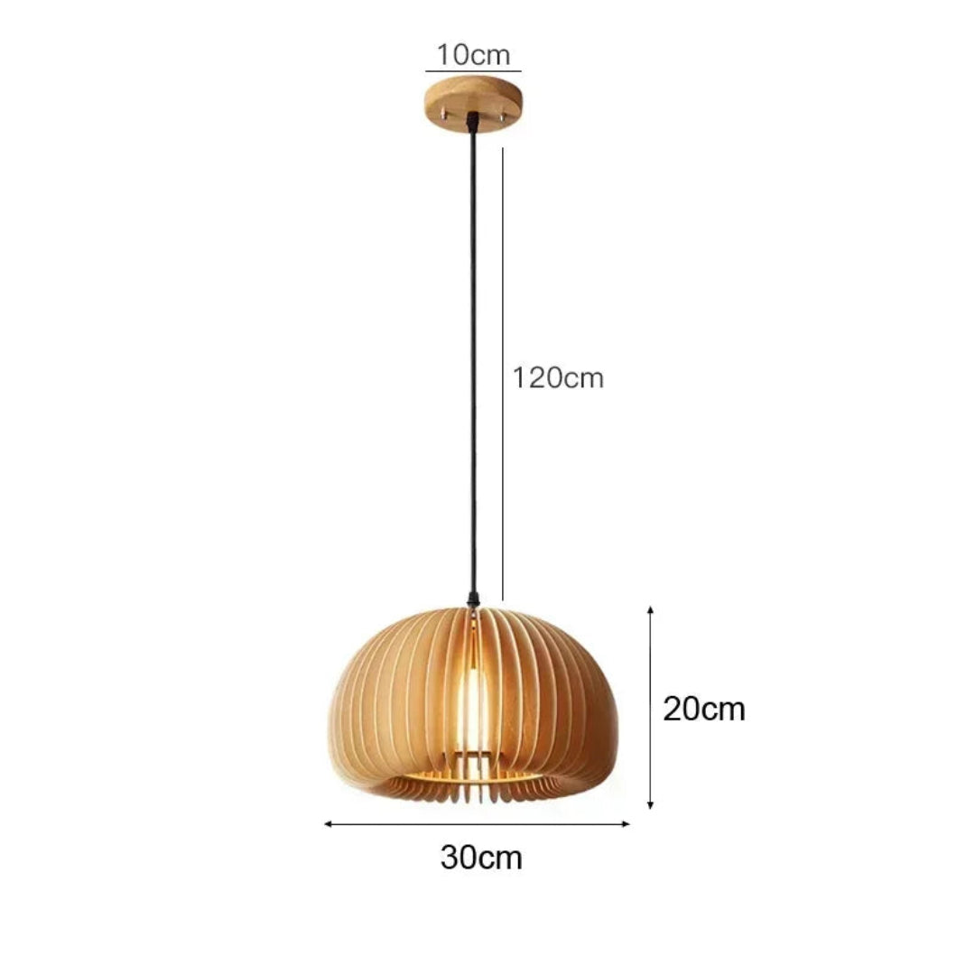 Woven Bamboo Pendant Light – Natural Rattan Shade