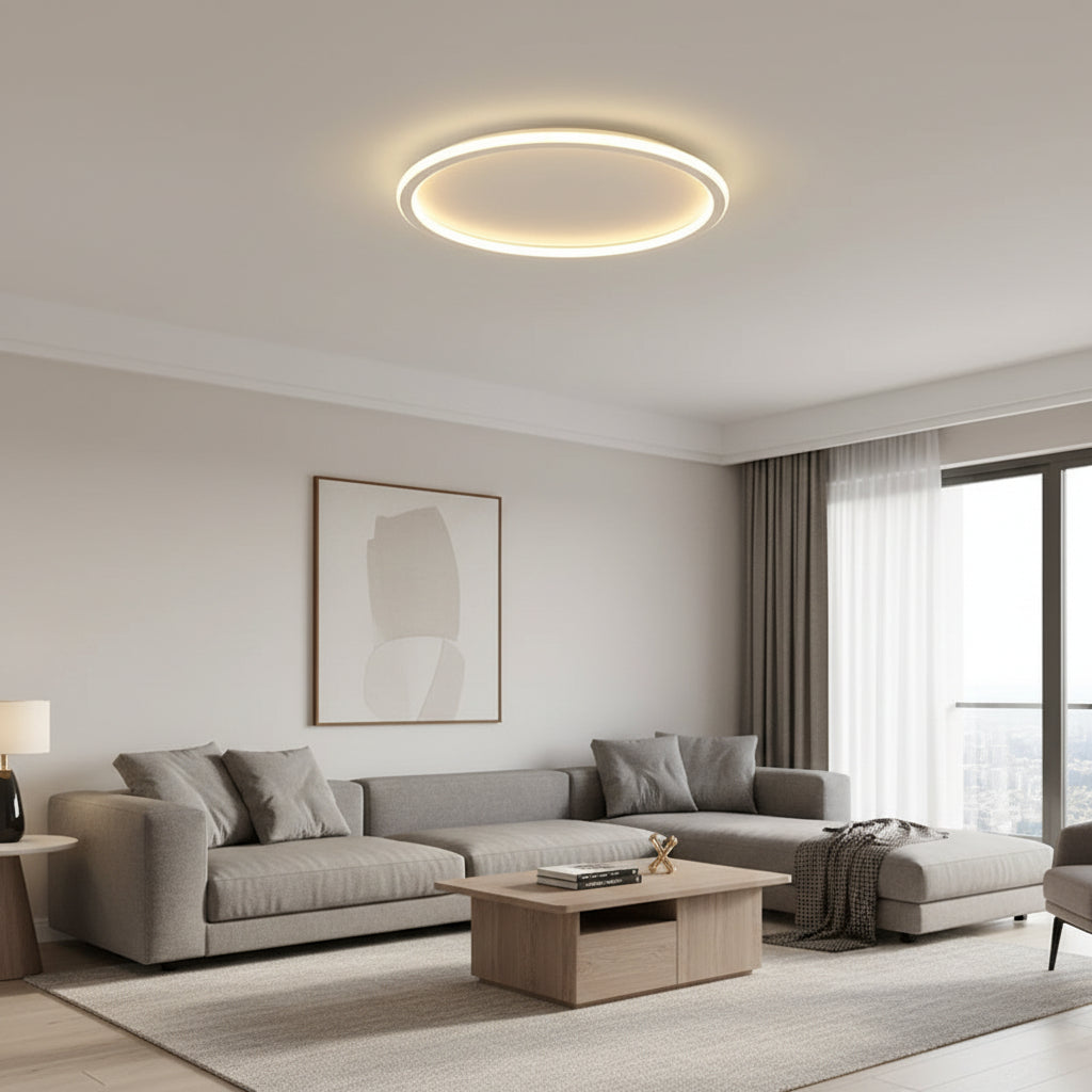 Modern Nordic LED Ceiling Light Minimalist Flush Mount Fixture