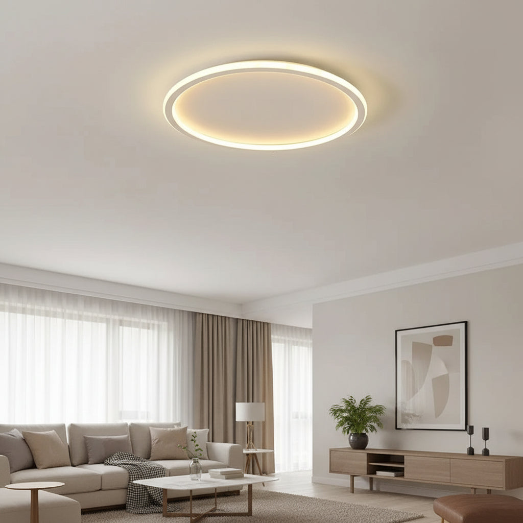 Modern Nordic LED Ceiling Light Minimalist Flush Mount Fixture