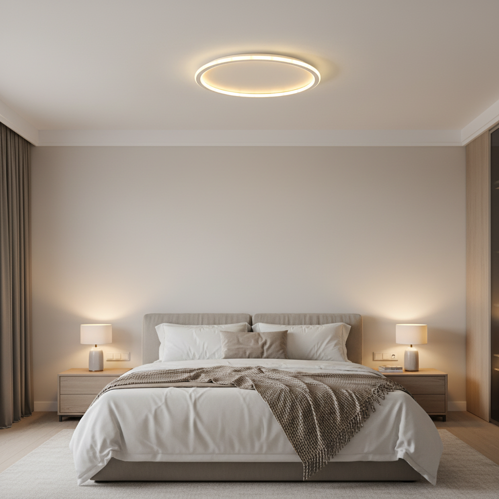 Modern Nordic LED Ceiling Light Minimalist Flush Mount Fixture